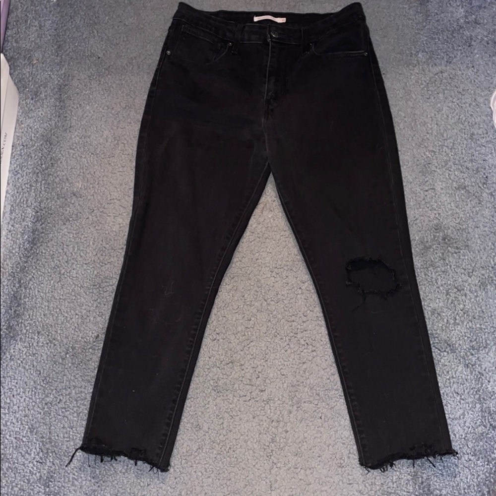 721 Levi cropped jeans